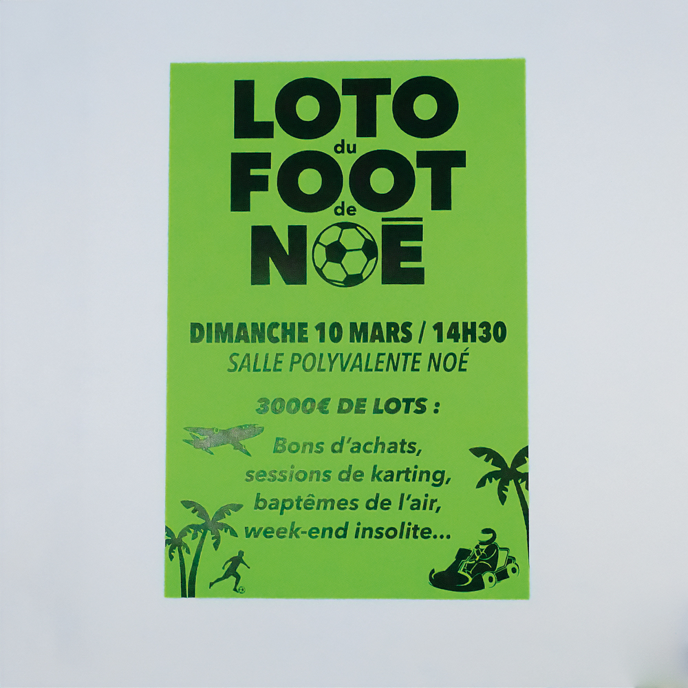 foot-noe-fluo-affiche-print impression affiche publicitaire toulouse