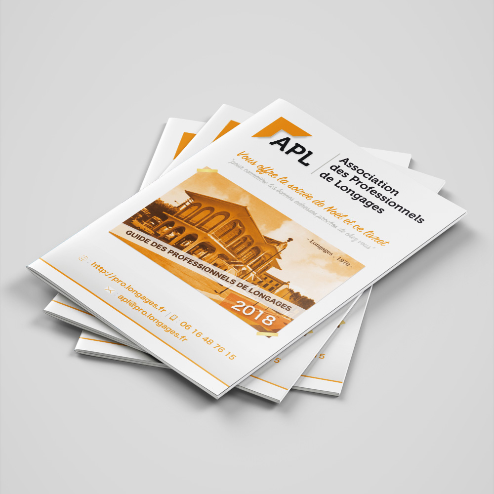 brochure association des professionnels de longages couverture impression brochures bulletin de association