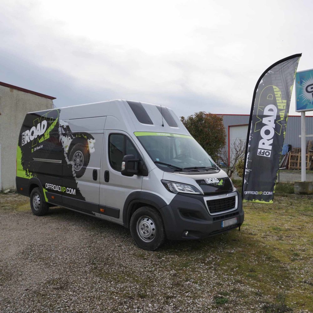 Semi-covering-vehicule-offroadxp Flocage utilitaire Off Road XP