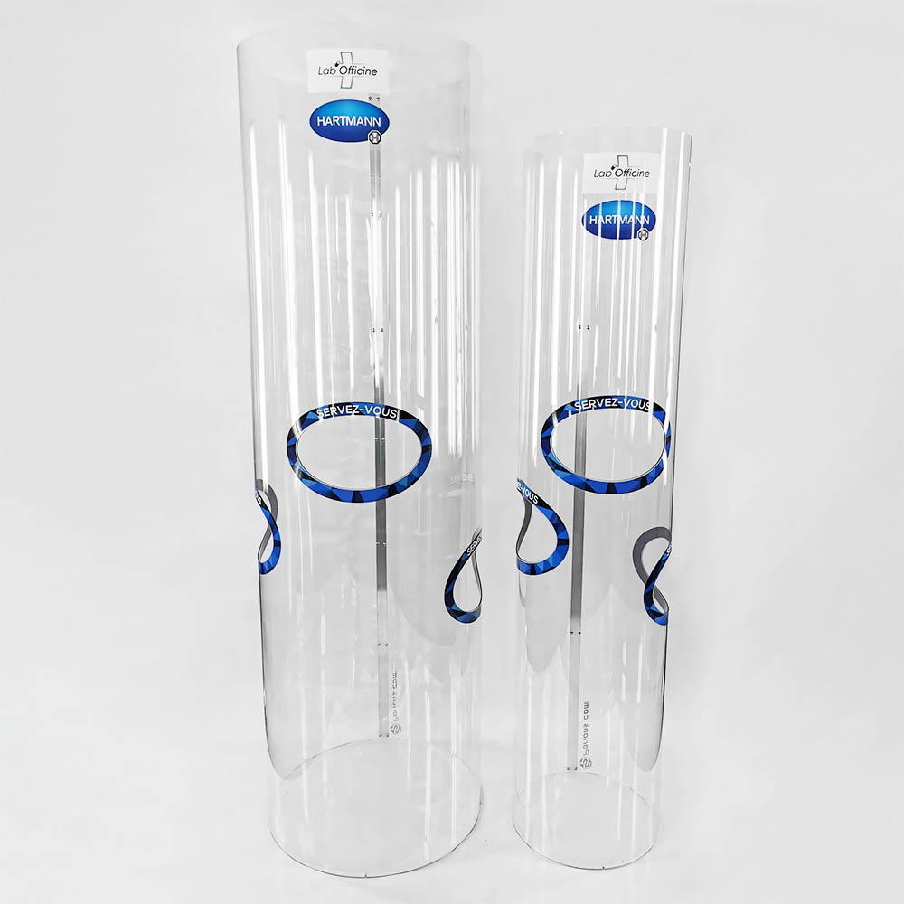 Cotopad_Duo-plexiglas-phrmacie Cotopad sur mesure pharmacie