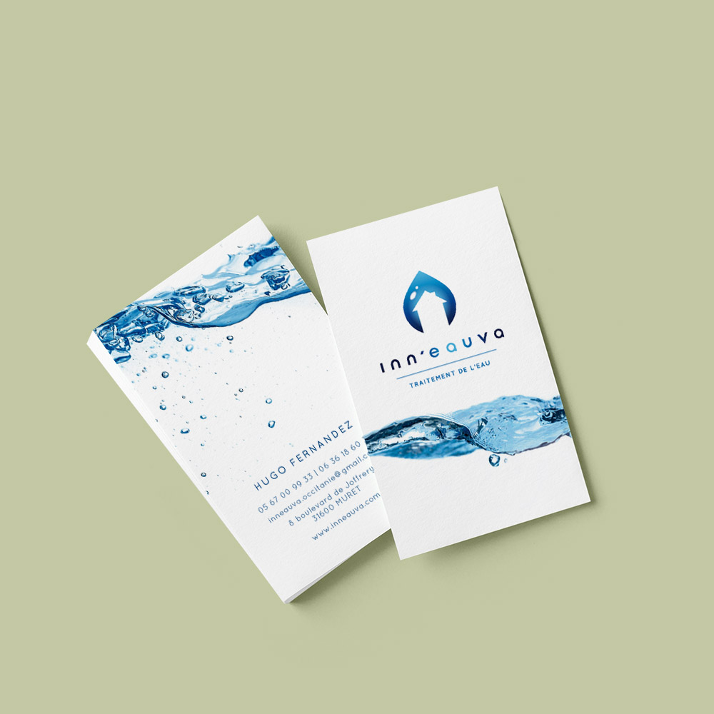 Business card and name card mockup Carte de visite inneauva