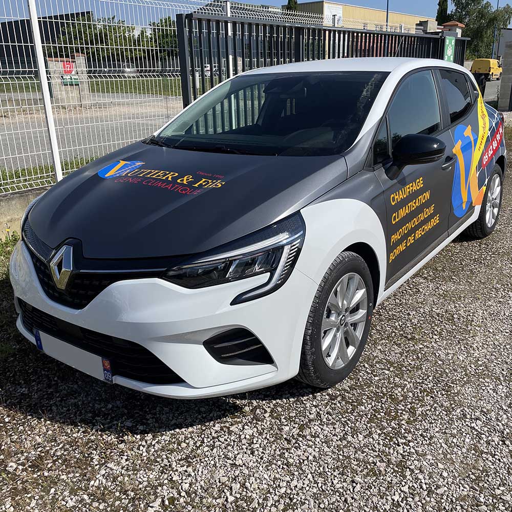 Semi covering véhicule commercial clio