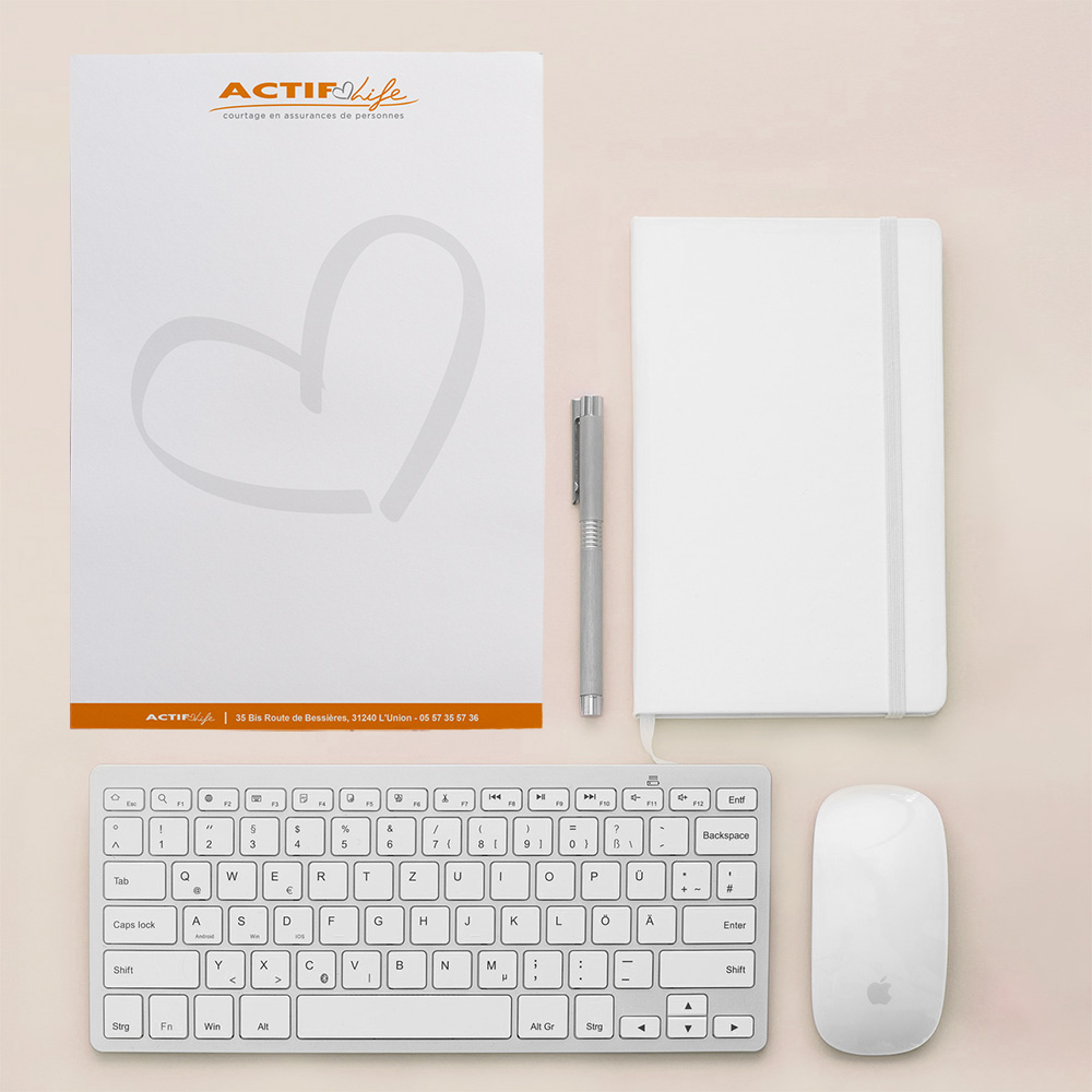 papier-entete-actilife impression document entreprise