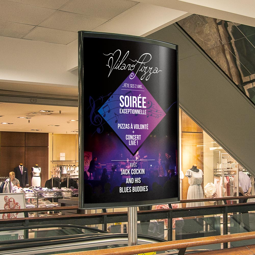 impression-affiche-concert-vilano Affiche grand format pour panneau sucette