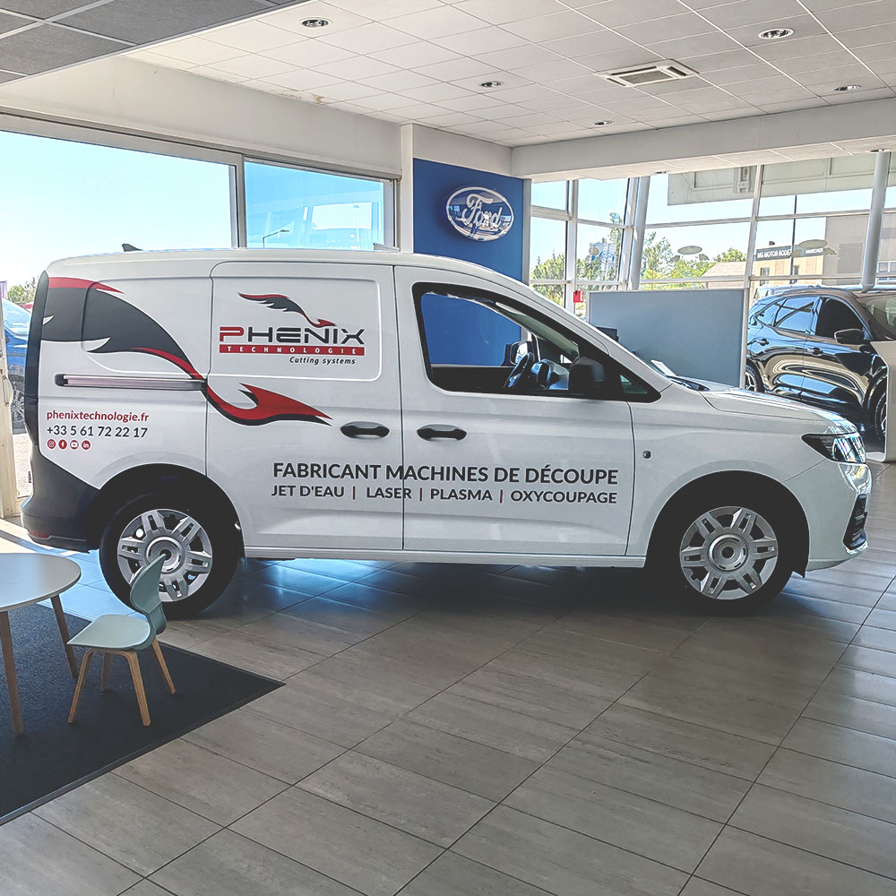 Flocage véhicule utilitaire Ford Connect